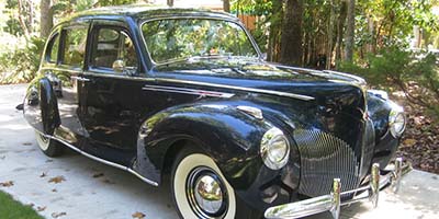 Luxury Wedding Car 1940 Lincoln Zephyr